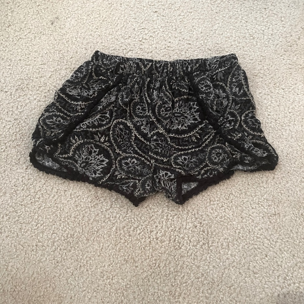 Mossimo Extra Small black/tan sleep shorts
